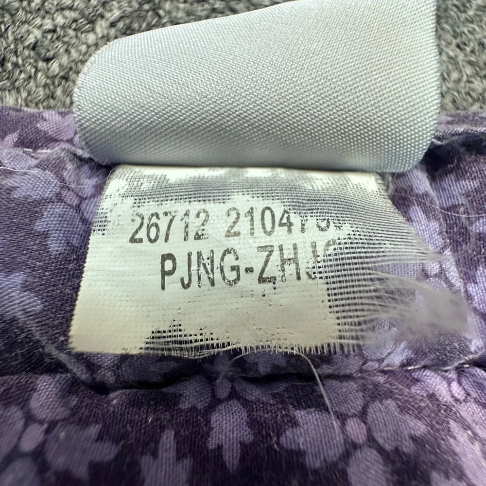 NoJo Butterfly Baby‎ Quilt Purple Teal Appliqué Blanket Crown Crafts vintage